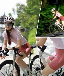 Alternative view of X-TIGER Women's Cycling Shorts 120 High Density Padded Professional Cycling Bib Pants Breathable MTB Road 8 Hours BicycleTights