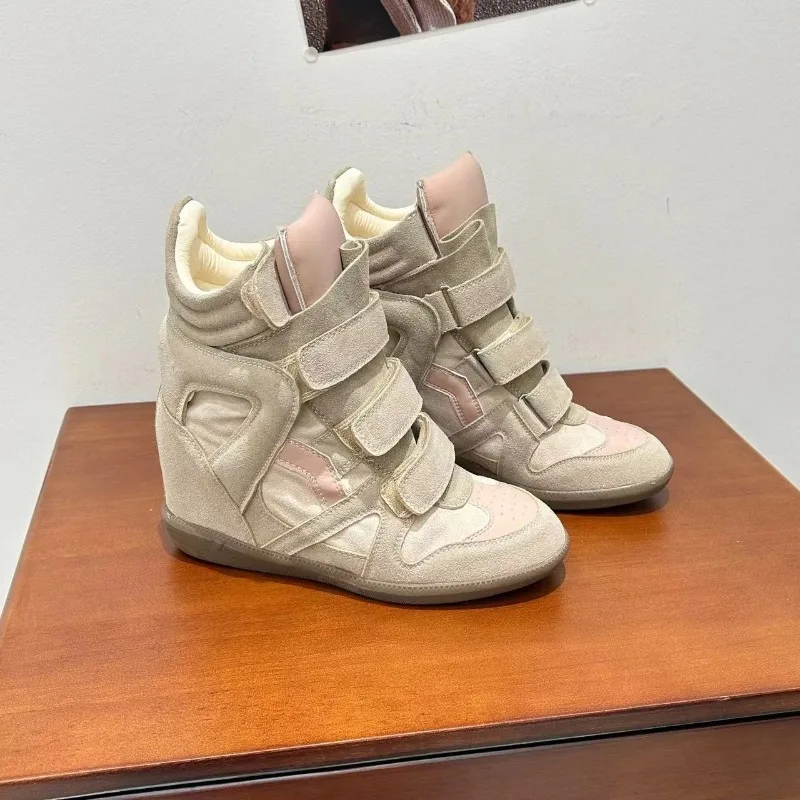 New Exquisite Women Boots Fashion High Top Casual Shoes Luxury Flat Bottom Sneakers for Woman Designer Platform Boot Botas Mujer - Image 3