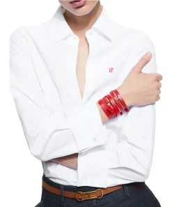 Alternative view of CHCH 2024 Summer New Women Shirts Solid Color Slim Shirt Waist Design Vintage Female Blouses Fashion Office Ladies Shirts