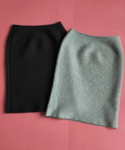 Alternative view of Girls' Skirt Spring and Autumn Baby Pencil Skirt Elastic Slim Fit One Step Skirt Red Children's Casual Skirt