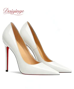 Alternative view of Shoes For Woman 2026 Trend Luxury Red Bottoms High Heels Pointed Toe Stiletto Pumps 12 cm Comfortable Party Dress Wedding Shoes