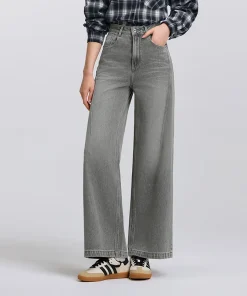 Alternative view of Semir Jeans Women High-waisted Wide-leg Trousers 2025 New Spring Long Trousers Street Style Trendy Versatile Trousers