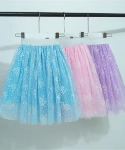 Alternative view of Lawadka Kids Skirts For Girls Glitter Dance Ballet Tutu Kids Clothing Cotton Lace Fashion Sequin Skirts Party Clothes 3-12Years