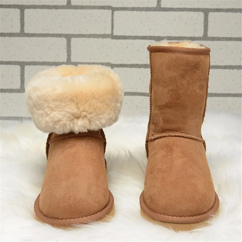 Woman Man Sneaker Designer Winter Shoes Fur Lady High Heels Platform Snow Ankle Leather Boots Luxury Brand Original Mini Dipper - Image 6