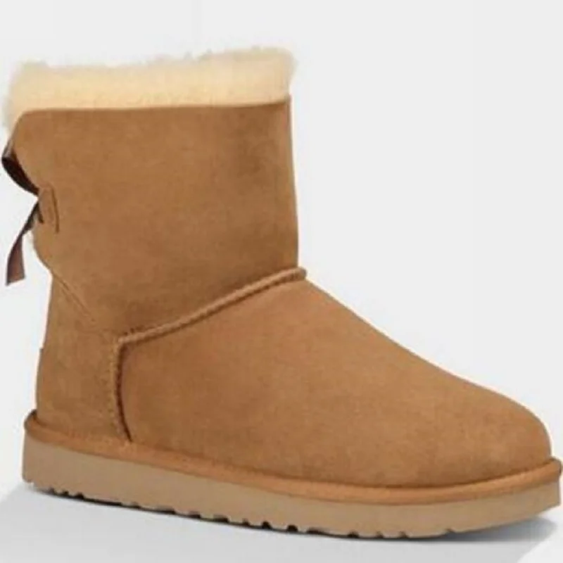 Woman Man Sneaker Designer Winter Shoes Fur Lady High Heels Platform Snow Ankle Leather Boots Luxury Brand Original Mini Dipper - Image 5