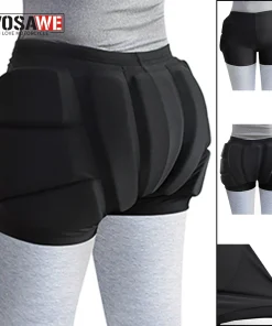 WOSAWE Padded Shorts Men Women Hip Butt Protective Shorts for Skateboard Snowboard Skiing Winter Outdoor Sports Protector Gear