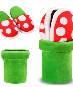 Monokuma Plush Slippers Game Anime Danganronpa Black White Women Stuffed Animal Home Cosplay Props Shoes Gift for Kids Children